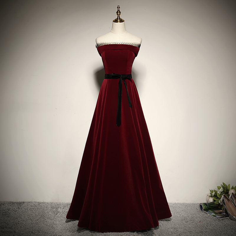 New style a line long evening dress prom dress - Fashionpara