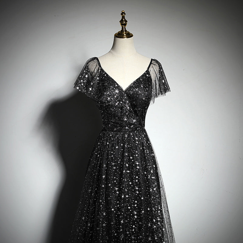 A-line bridesmaid dress evening dress new prom dress party gowns - Fashionpara