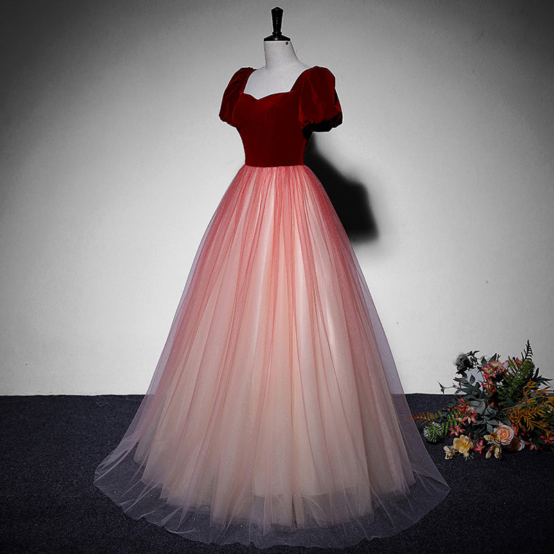 A-line evening dress new prom dress party gowns - Fashionpara