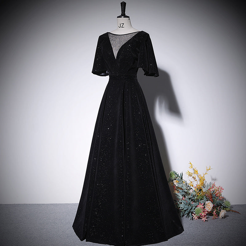 A line evening dress new prom dress party gowns - Fashionpara