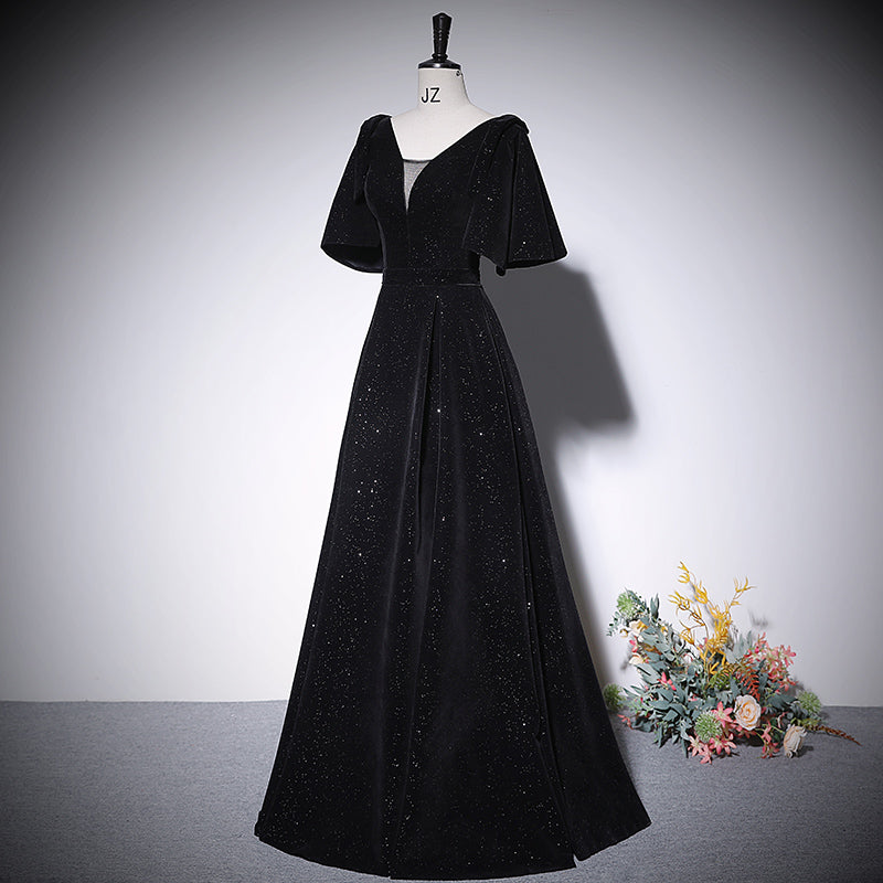 A line evening dress new prom dress party gowns - Fashionpara