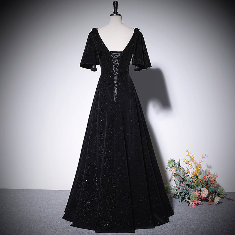 A line evening dress new prom dress party gowns - Fashionpara