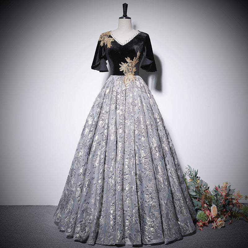 A line evening dress new prom dress party gowns - Fashionpara