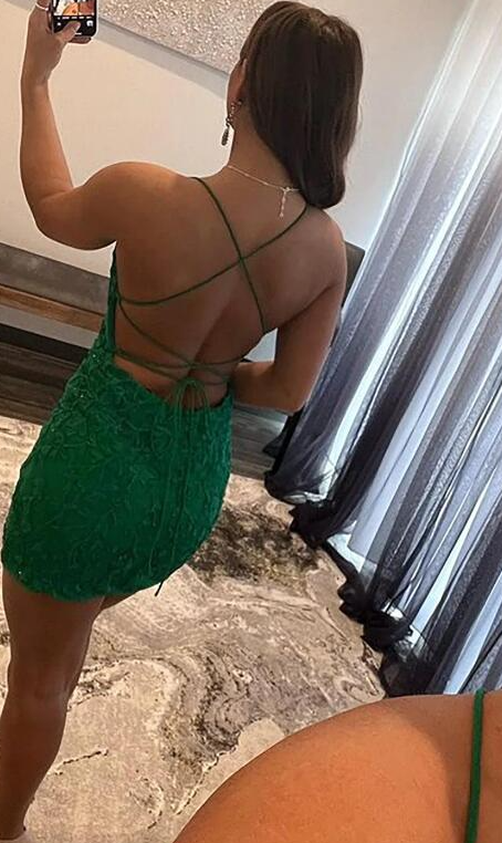 Lace Homecoming Dresses,Short Prom Dresses - Fashionpara