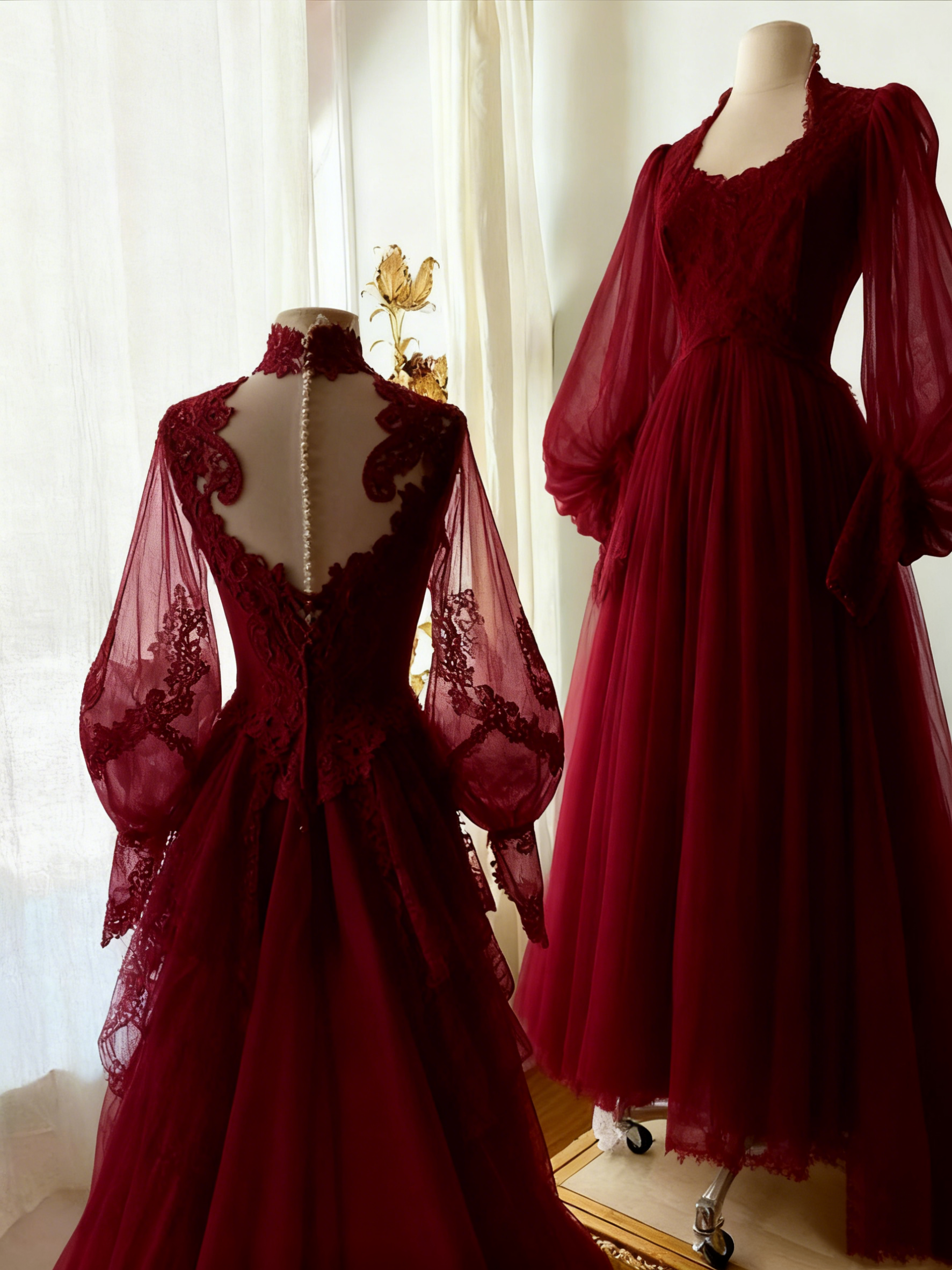 Charming A Line Tulle Wedding Dresses with lace Appliques