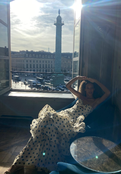 Strapless Polka Dots Dress Fashion Prom Evening Dresses For Women - Fashionpara