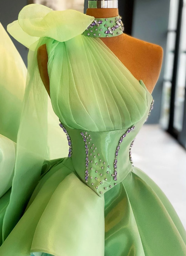 Sleeveless High Waist Layered Ruffle Formal Women Dress - Fashionpara