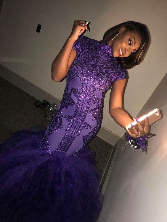 mermaid unique long Evening prom Dress - Fashionpara