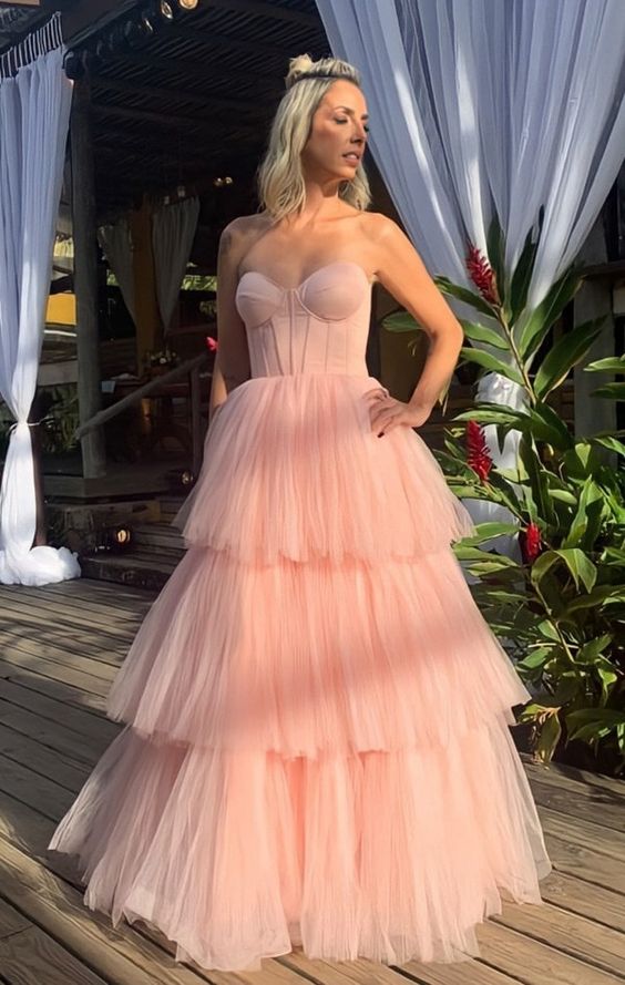Pink Prom Dresses, Long Prom Dresses - Fashionpara