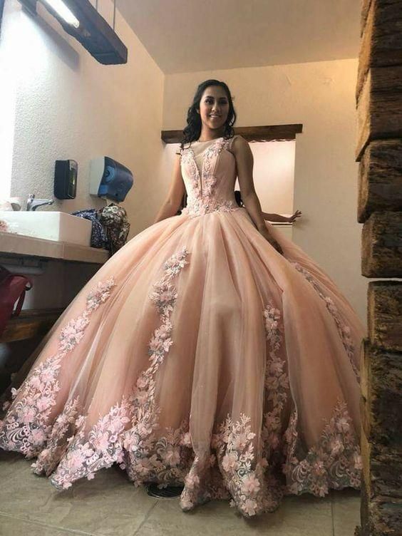 Pink Prom Dress ball Prom Dresses, Graduation Party Dresses, Prom Dresses For Teens - Fashionpara