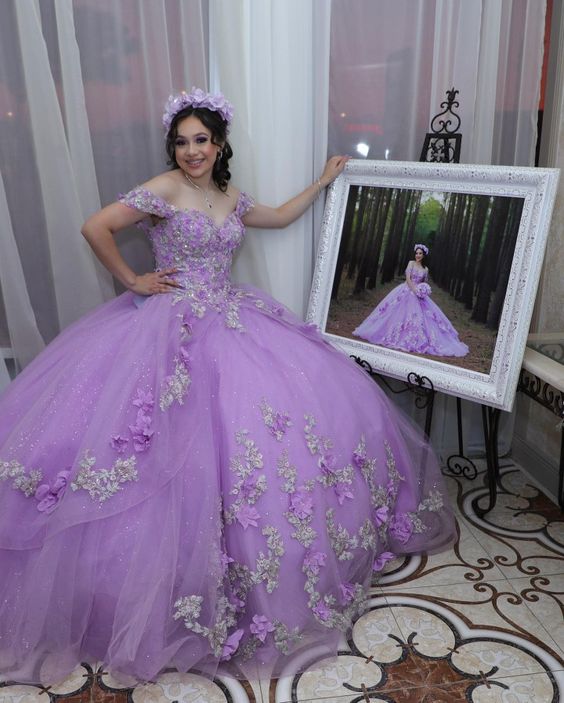 Purple Prom Dress ball Gown Prom Dresses, Graduation Party Dresses, Prom Dresses For Teens - Fashionpara