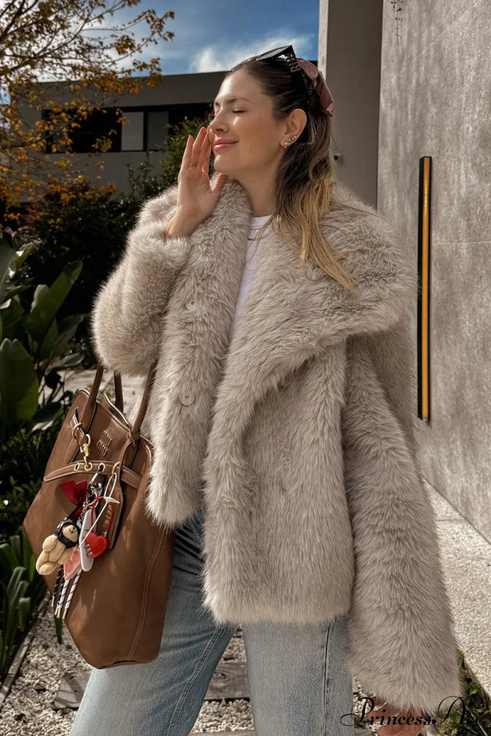 Warm Faux Fur Fleece Cardigan Coat for Cozy Comfort