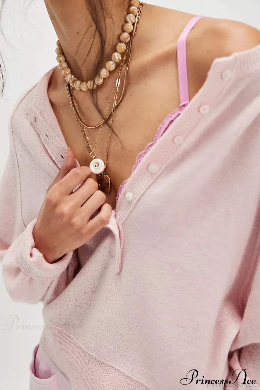 French Vintage Loose Long-Sleeve Knit Top