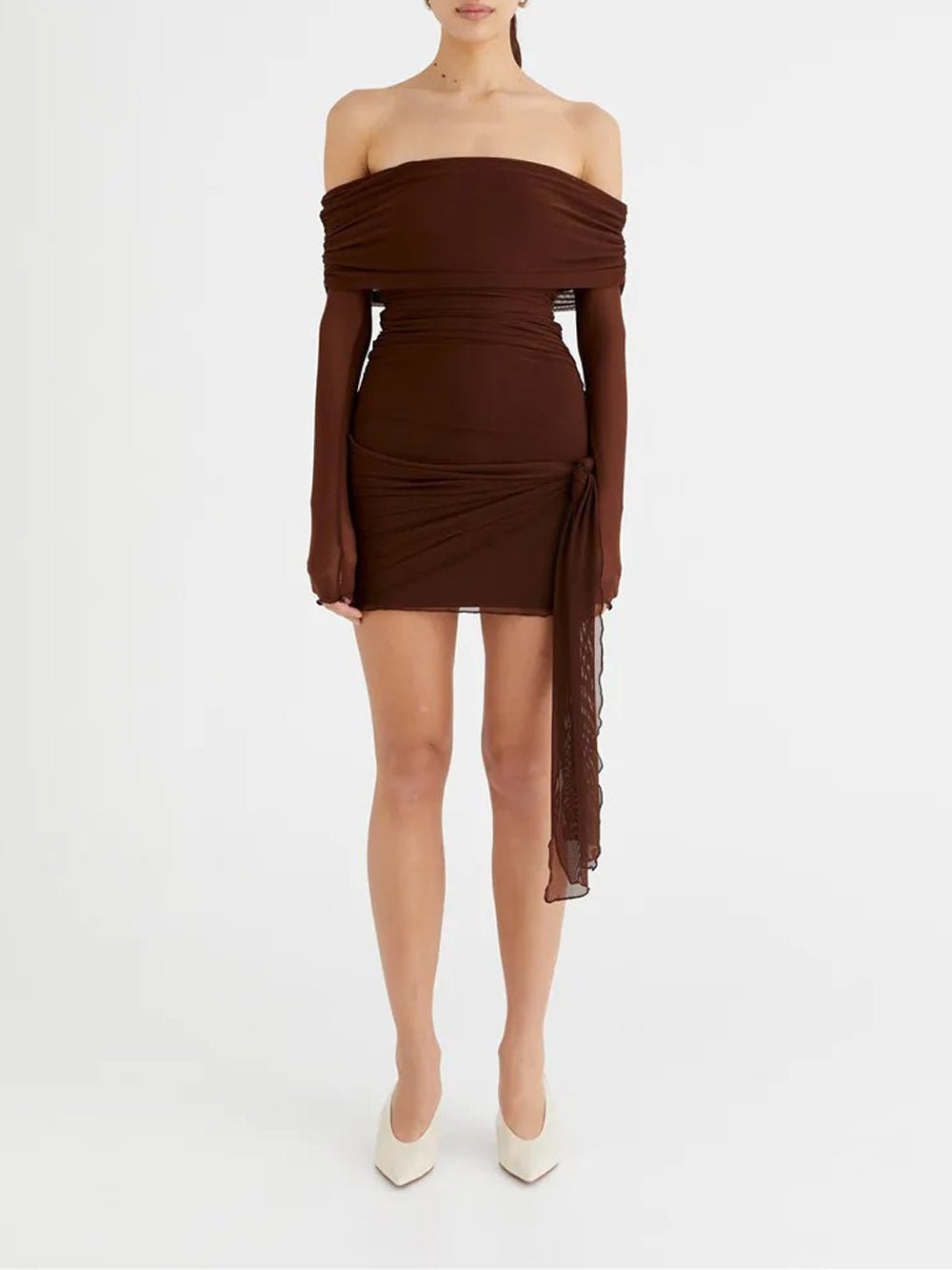 Off Shoulder Backless - Fashionpara