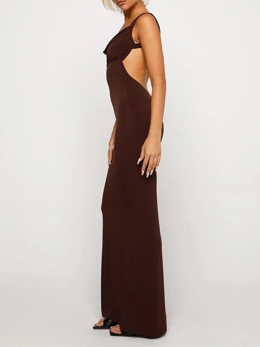 Backless Bodycon Maxi - Fashionpara