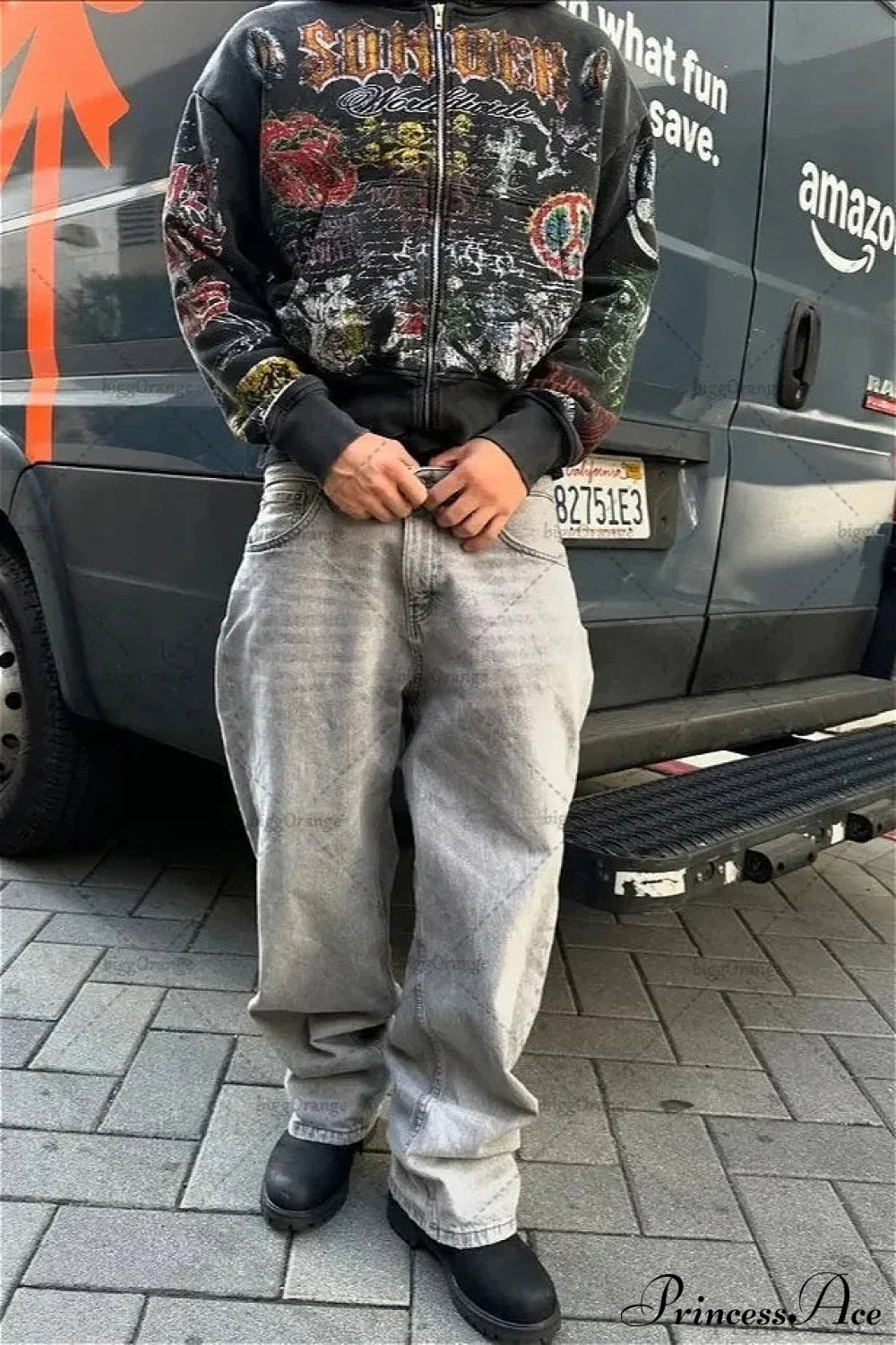 Gothic Punk Streetwear Hoodie