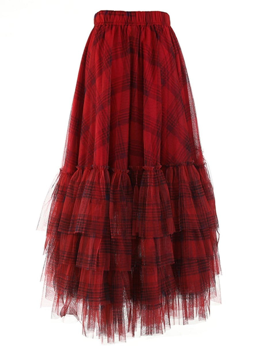 Asymmetrical Hem Skirt