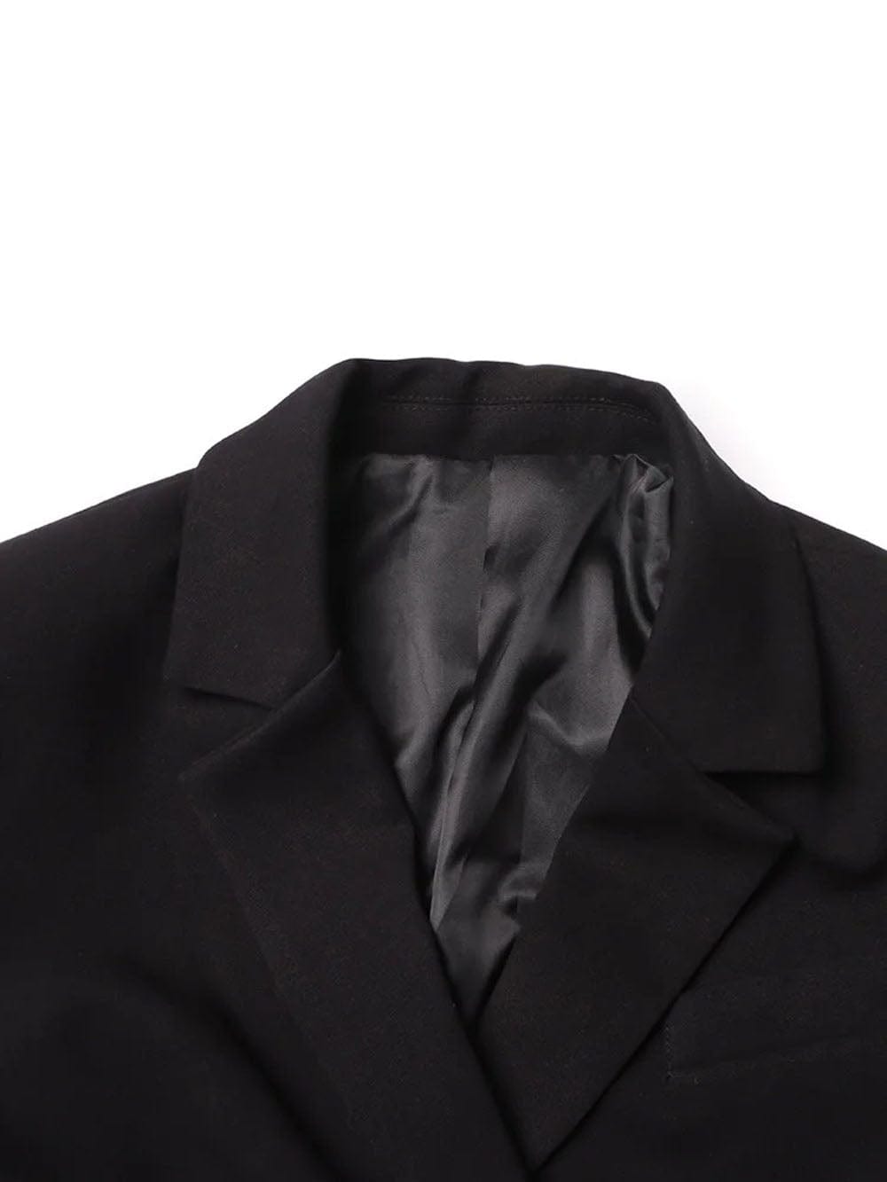 Hollow Out Blazer - Fashionpara