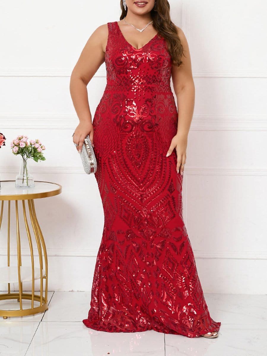 Sequin Maxi Dress - Fashionpara