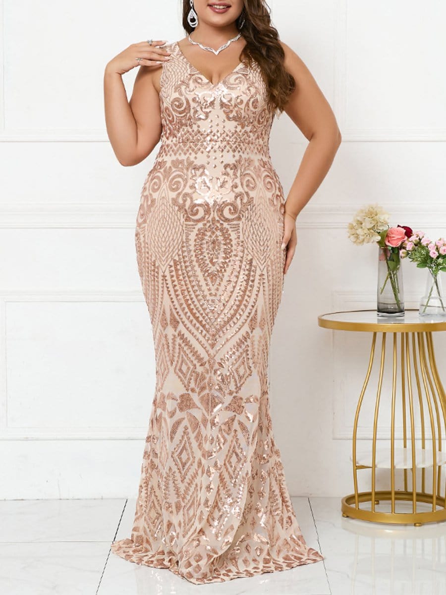 Sequin Maxi Dress - Fashionpara