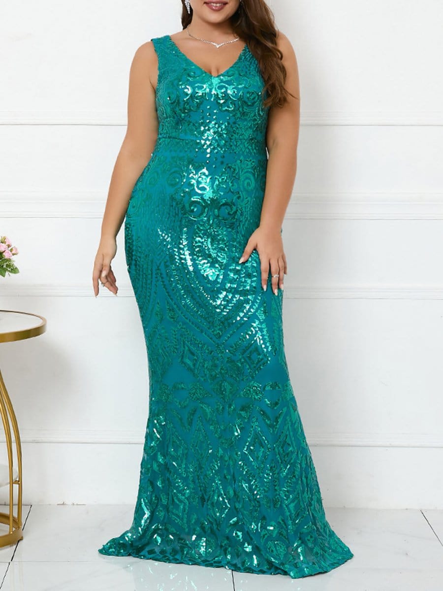 Sequin Maxi Dress - Fashionpara
