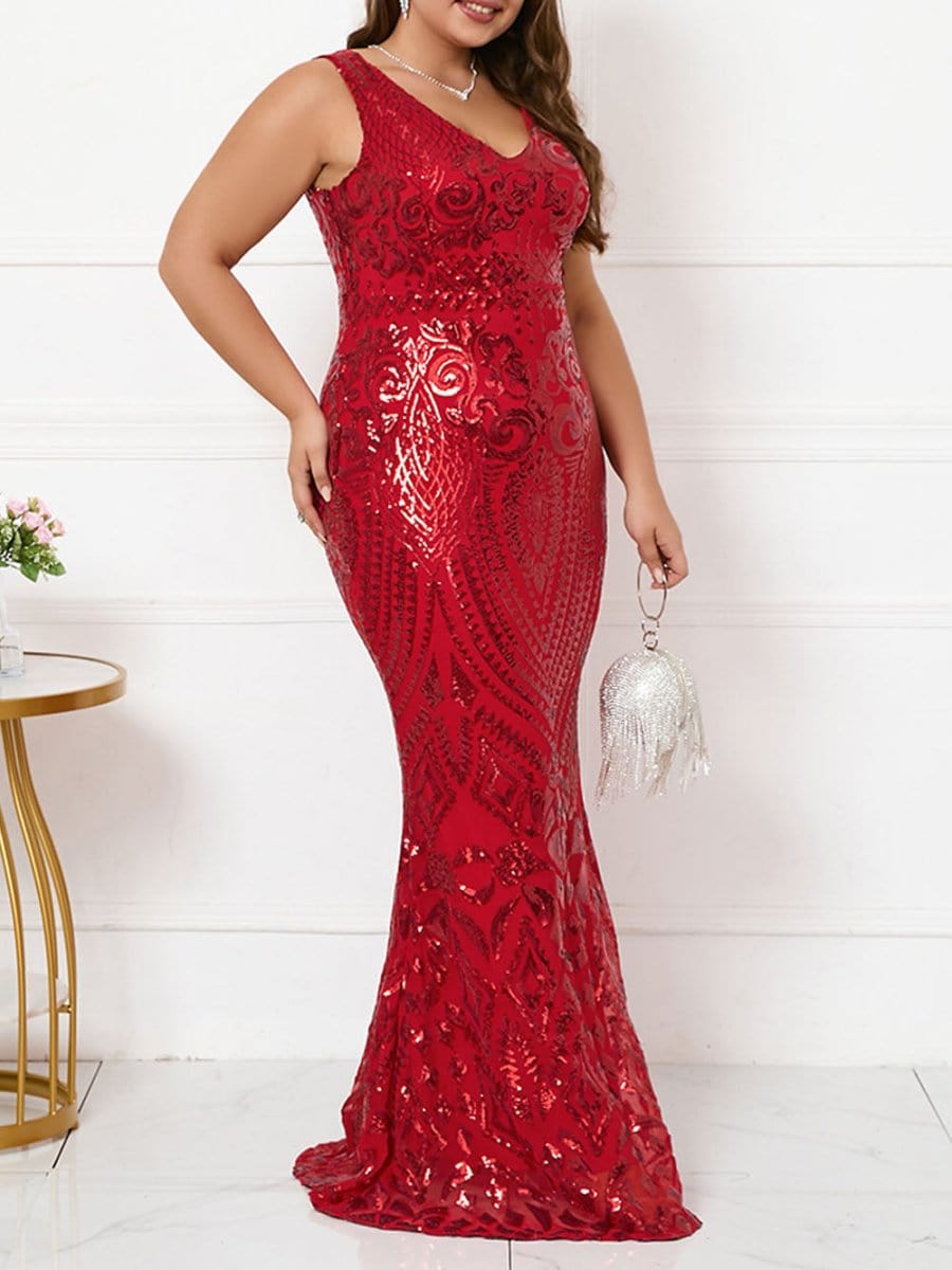 Sequin Maxi Dress - Fashionpara