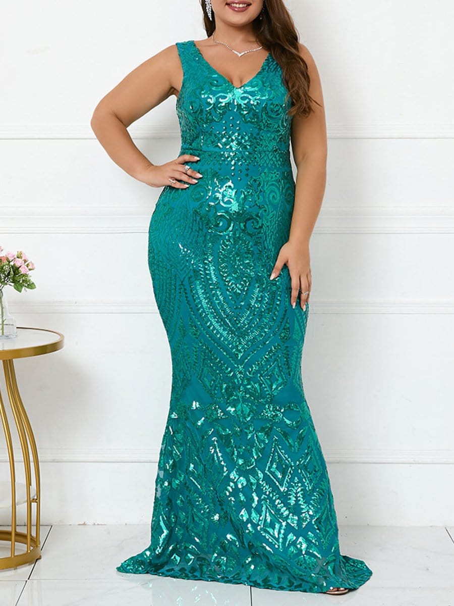 Sequin Maxi Dress - Fashionpara