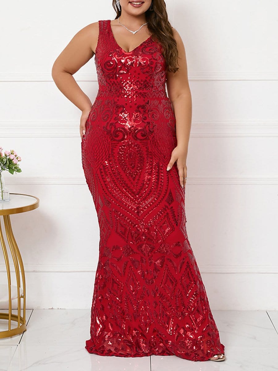 Sequin Maxi Dress - Fashionpara