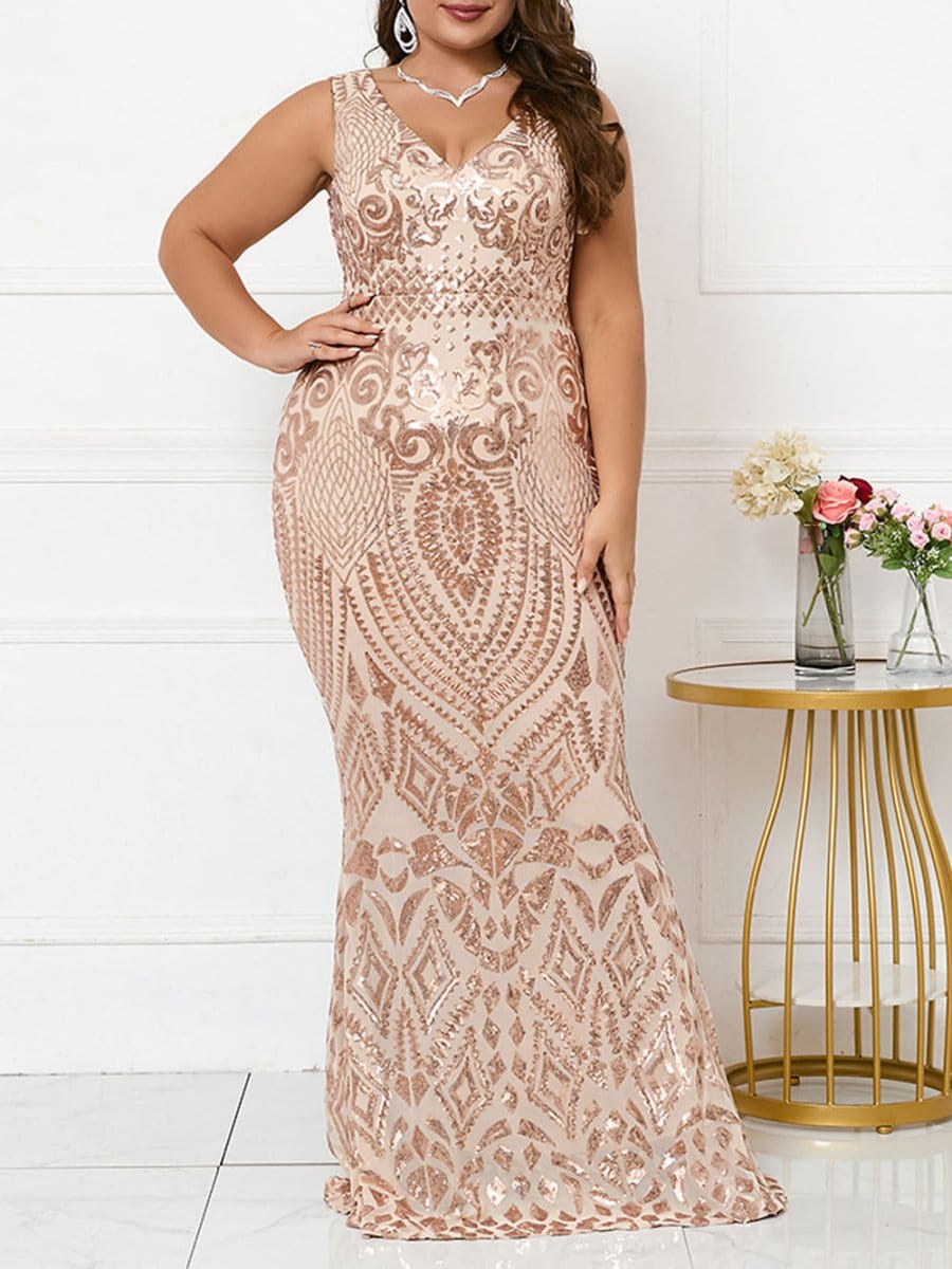 Sequin Maxi Dress - Fashionpara