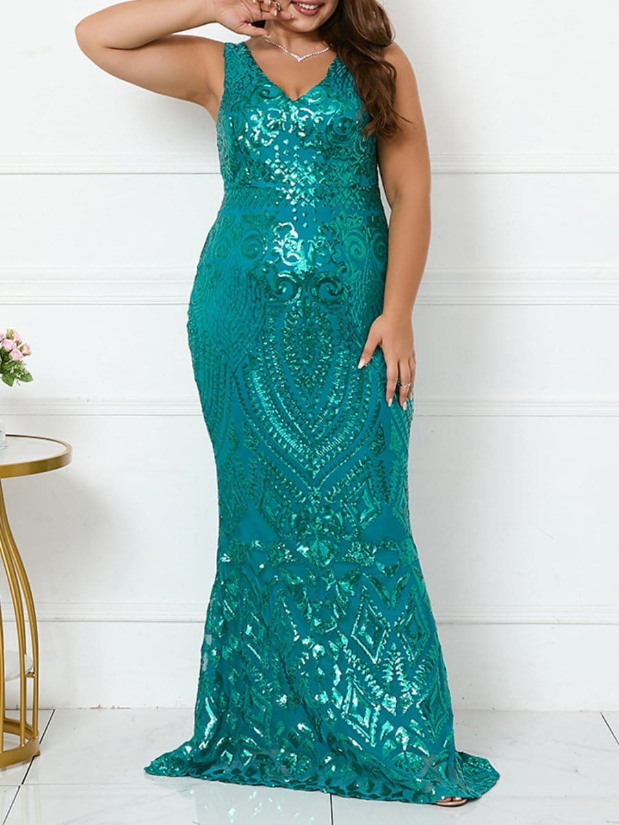 Sequin Maxi Dress - Fashionpara