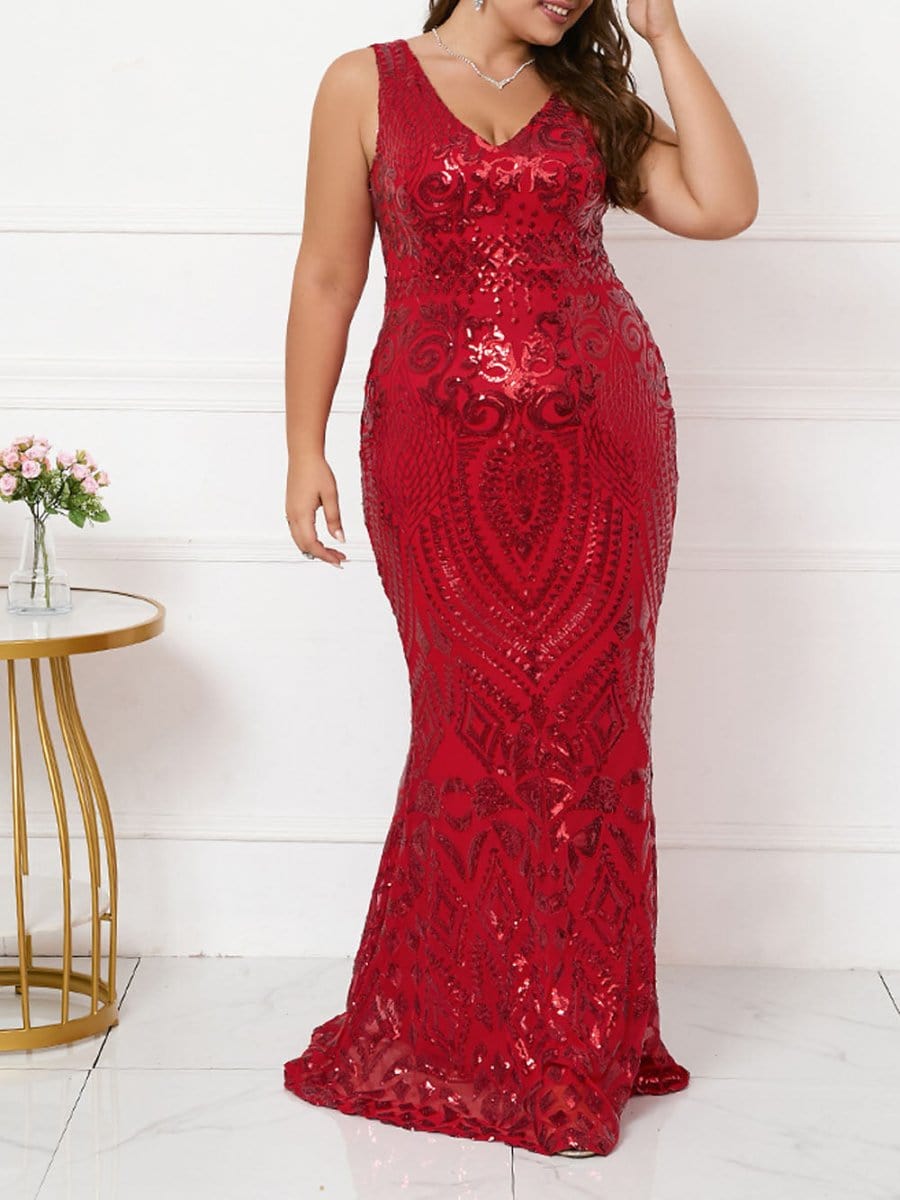 Sequin Maxi Dress - Fashionpara