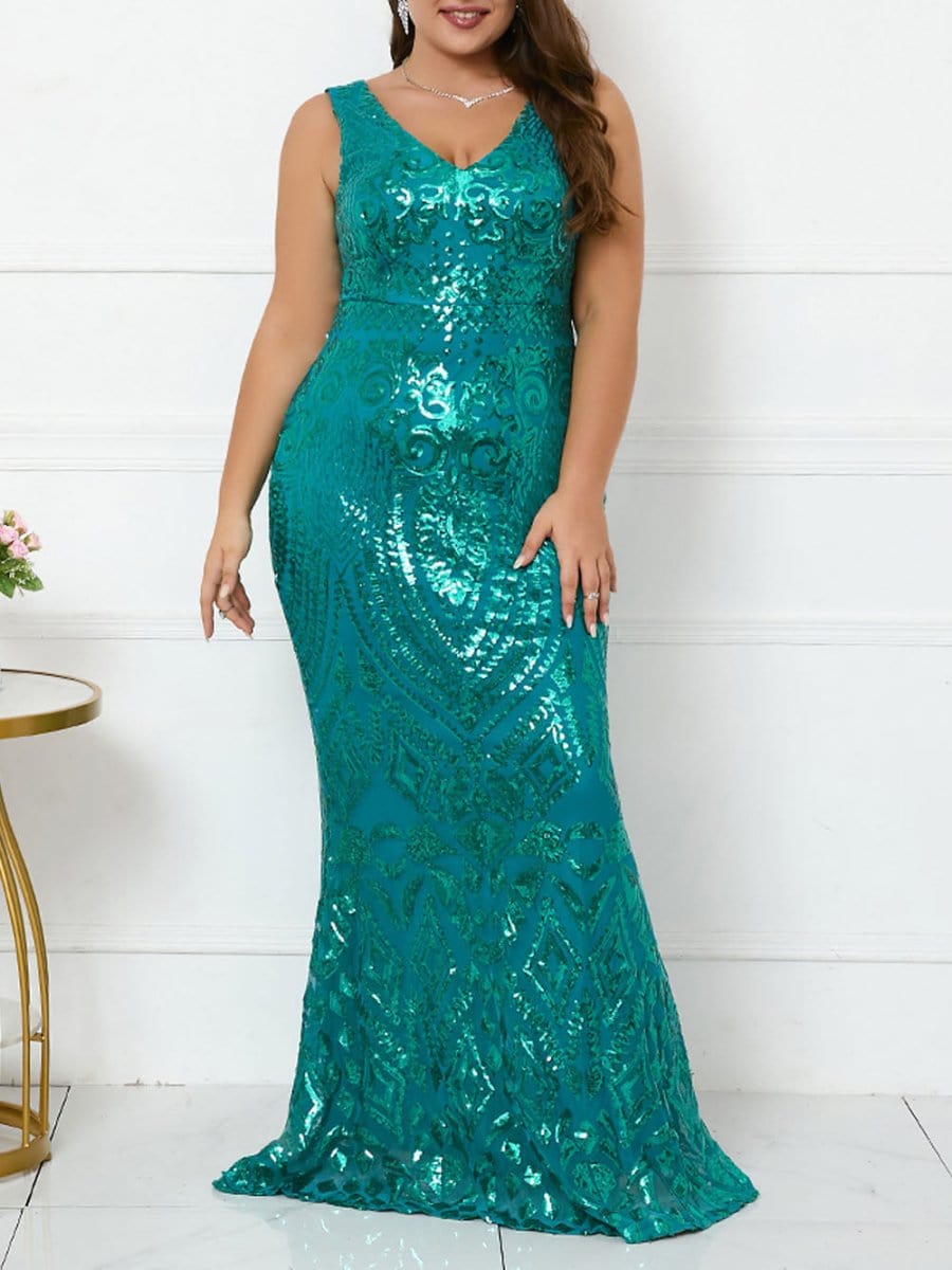 Sequin Maxi Dress - Fashionpara