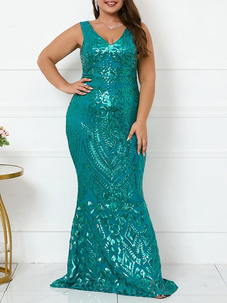 Sequin Maxi Dress - Fashionpara
