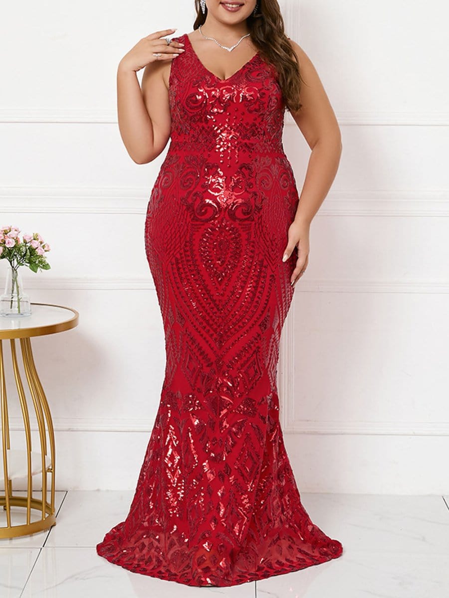 Sequin Maxi Dress - Fashionpara