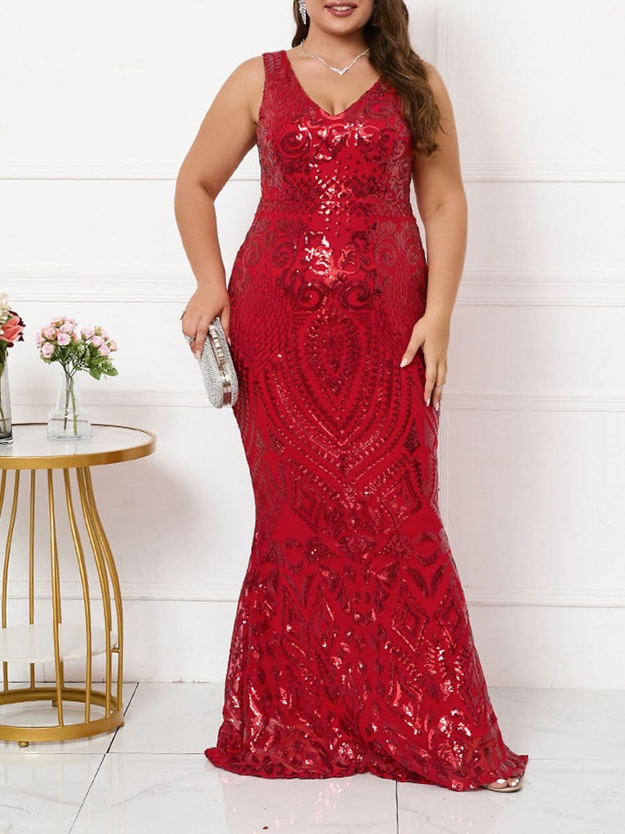 Sequin Maxi Dress - Fashionpara