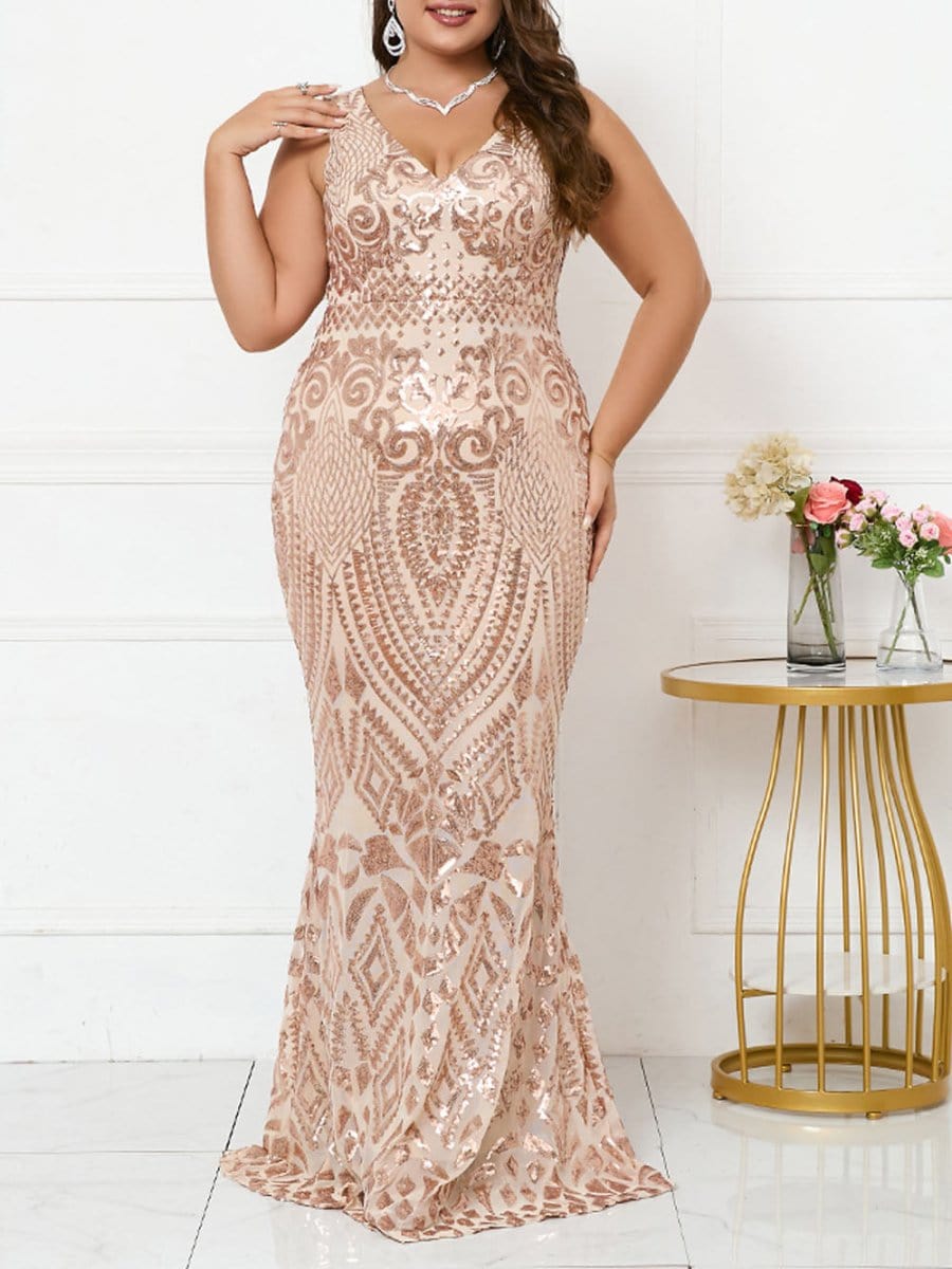 Sequin Maxi Dress - Fashionpara