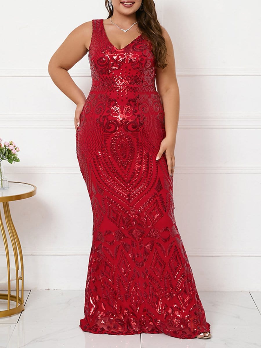 Sequin Maxi Dress - Fashionpara