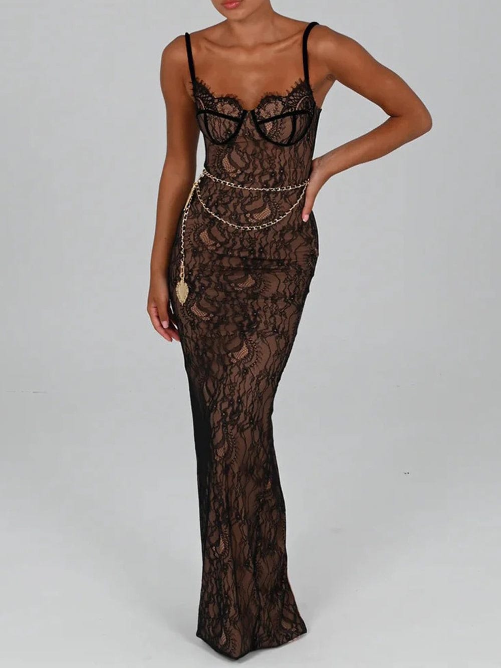 Backless Bodycon Maxi - Fashionpara