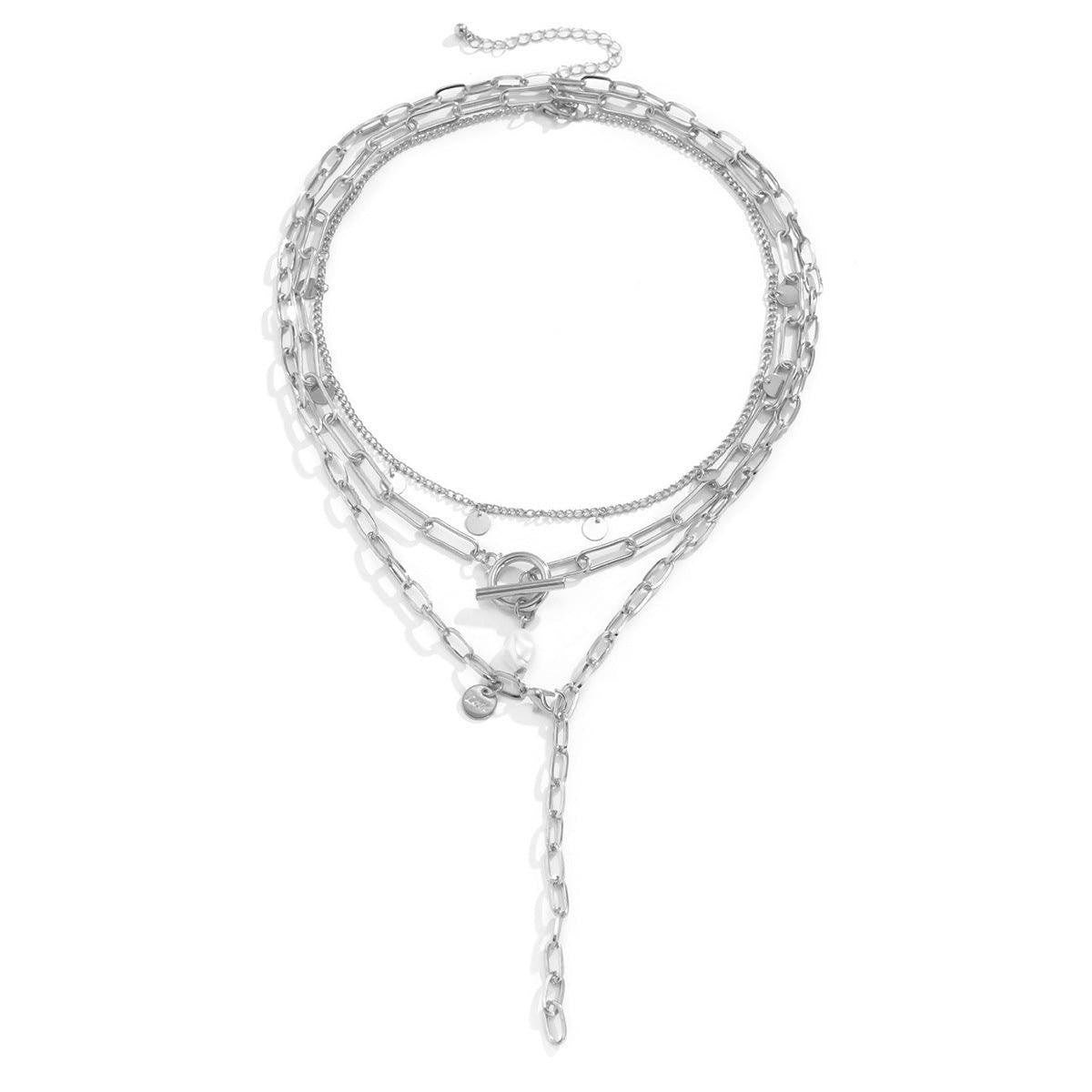KittenAlarm - Hattie Link Chain Pearl Necklace