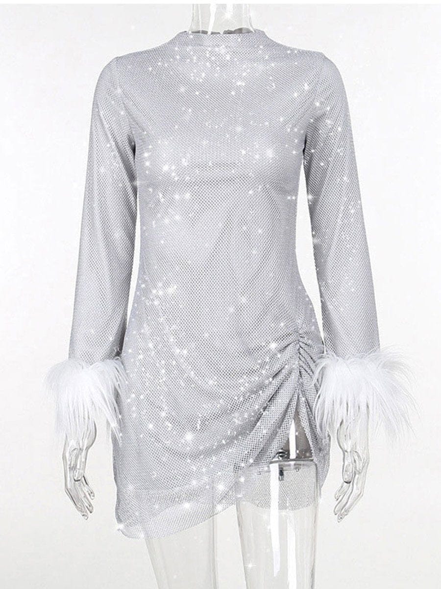 Mesh Feathers Tassel