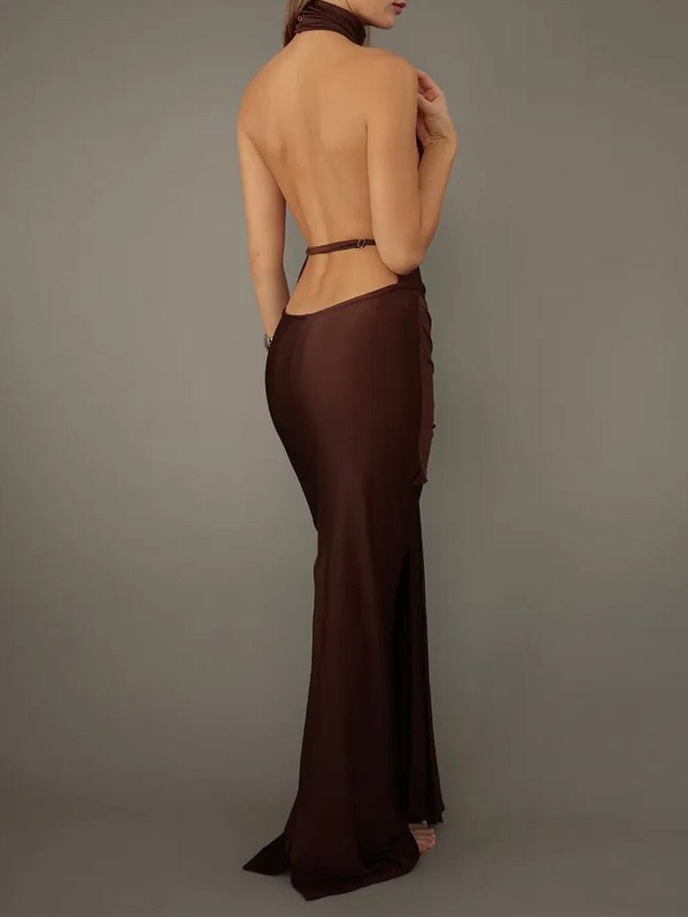 Backless Bodycon Maxi - Fashionpara