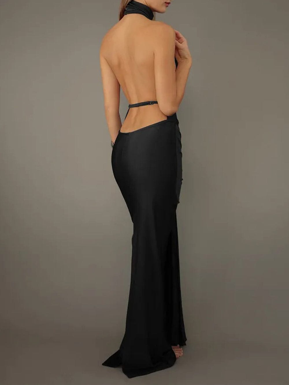 Backless Bodycon Maxi - Fashionpara