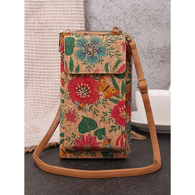 Vintage Adjustable Boho Phone Bag with Crossbody