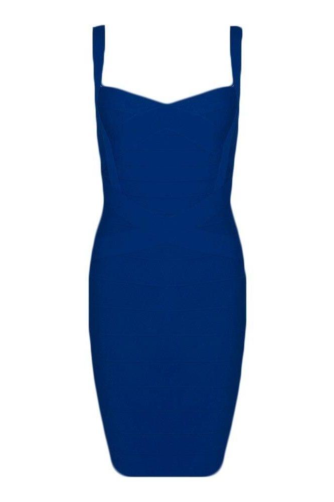 Heidi Bandage Mini Dress - Navy Blue - Fashionpara