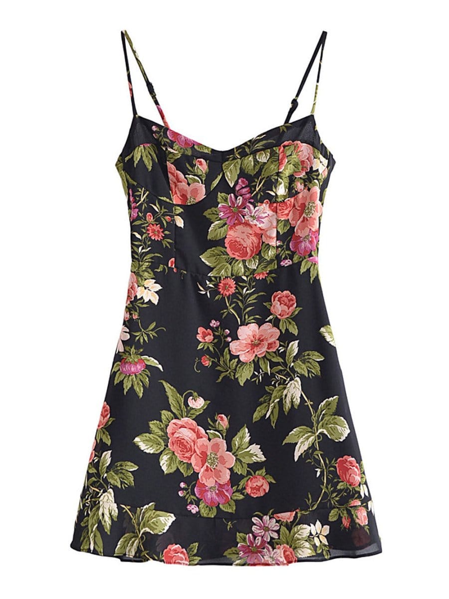 Ruffles Mini Dress - Fashionpara