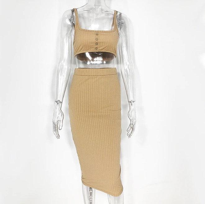KittenAlarm - Hope Solid Skirt Set