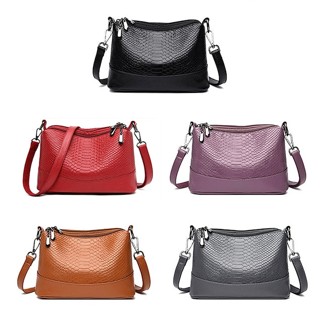 Leather Hobo Crossbody Bag Shoulder PU