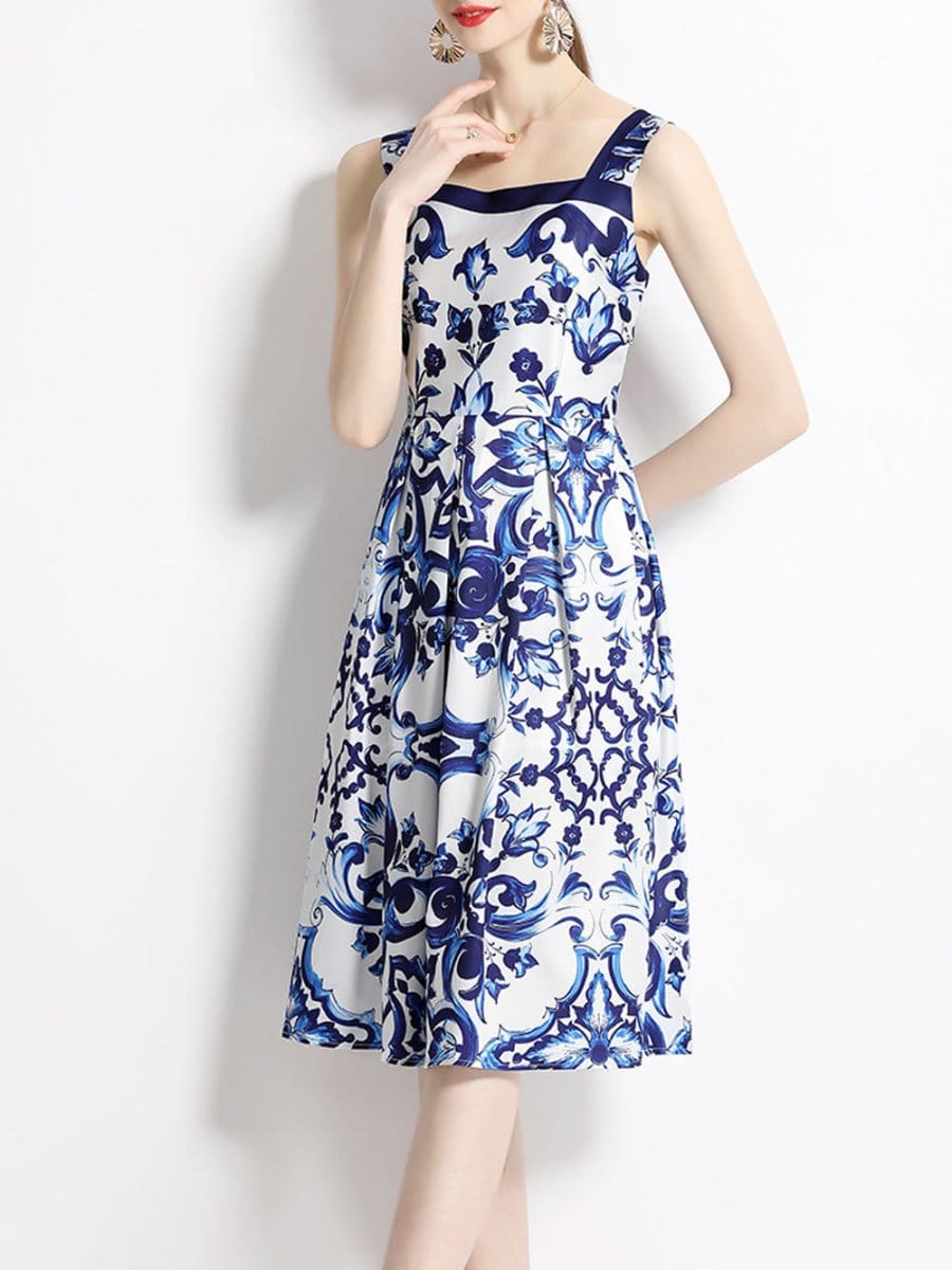 Backless Midi Dress - Fashionpara