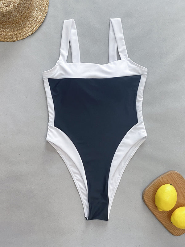 Women's New Elegant Color Block Swimsuit - Fashionpara