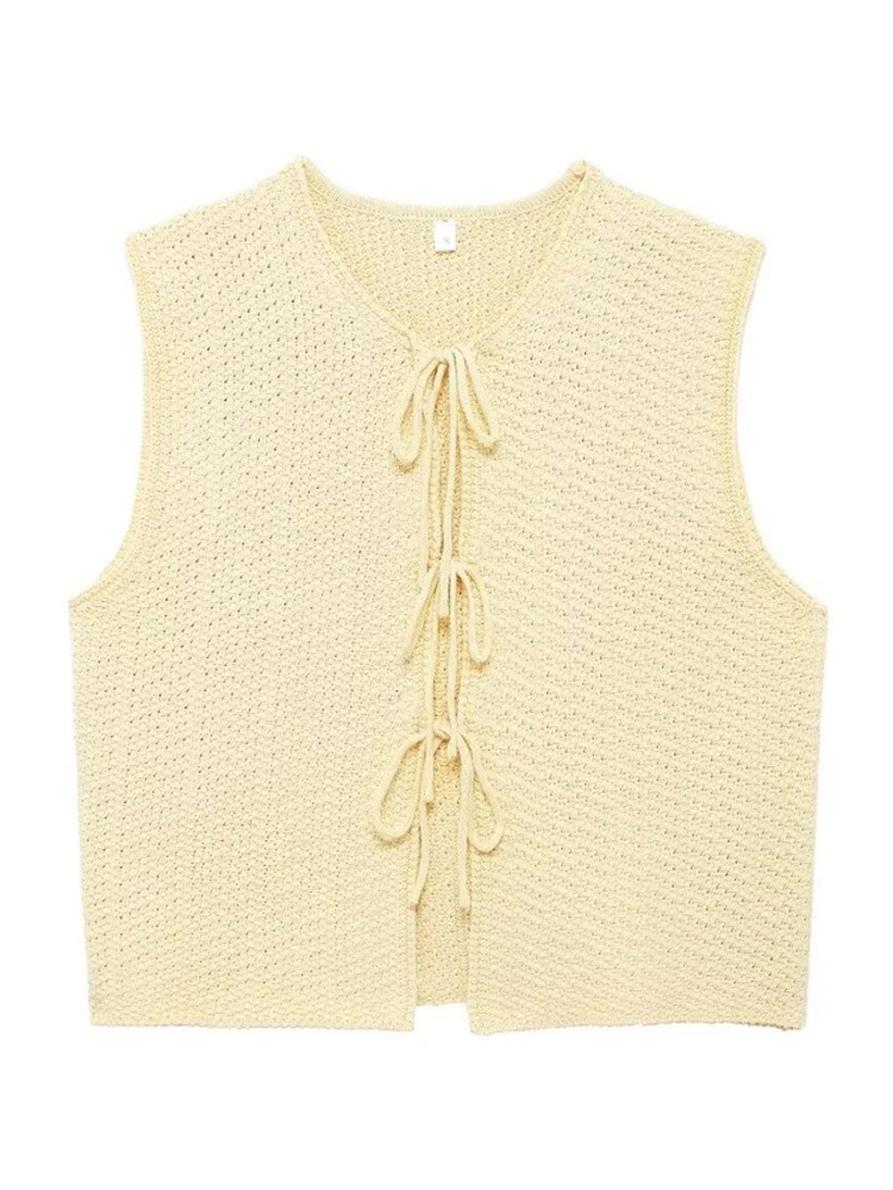 Sleeveless Sweater - Fashionpara
